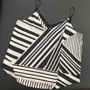 Express Tank Double Layer Black & White L